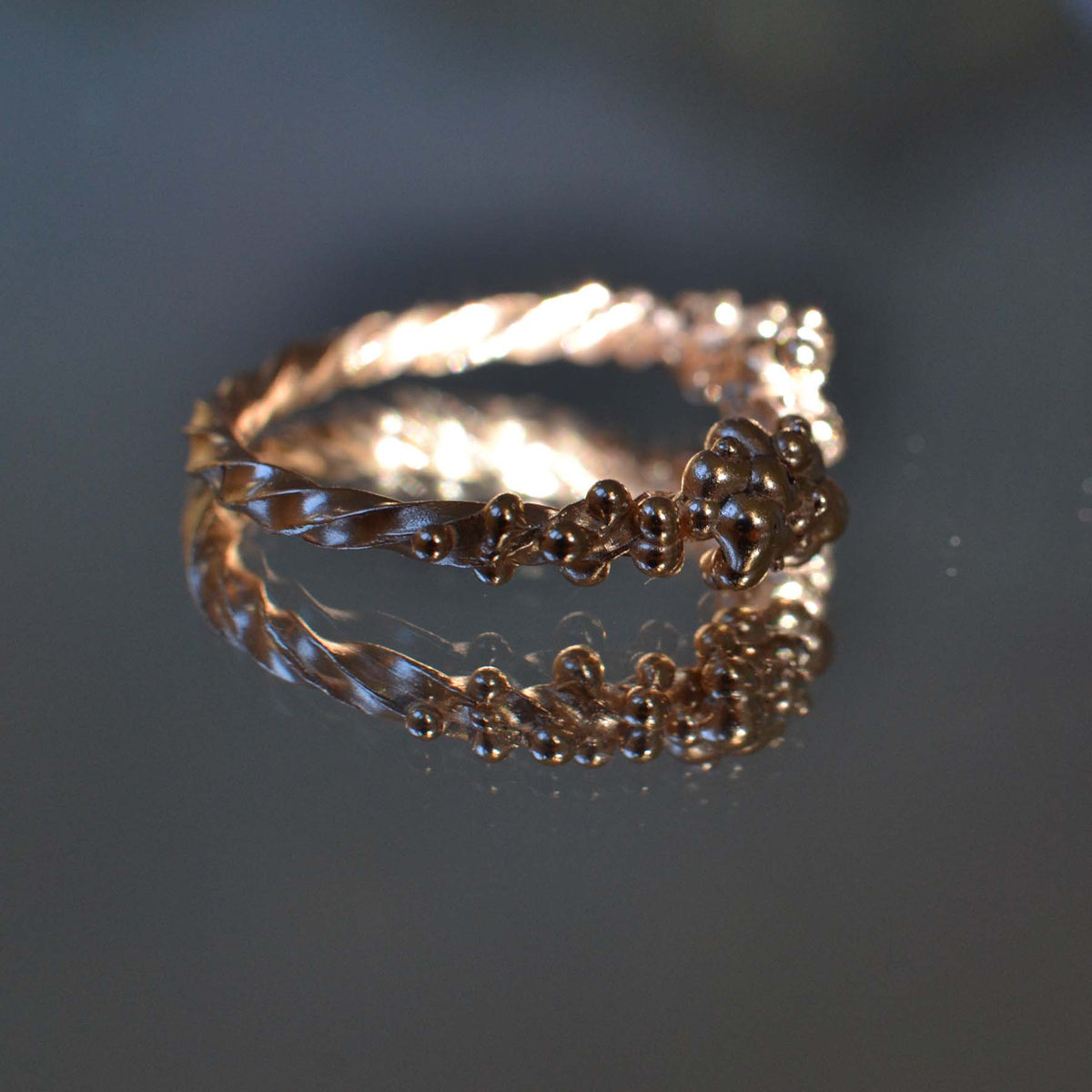 BUBBLES SPIRÁL rose gold 53-55